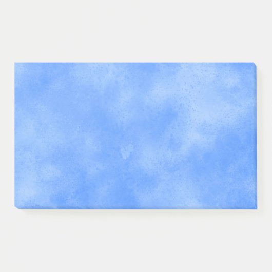 Stijlvol Stormen wolkeneffect blauw Post-it® Notes (Voorkant)