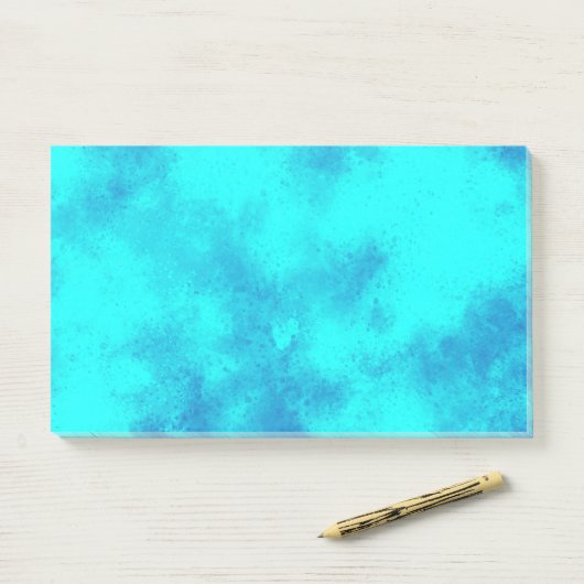 Stijlvol Stormen wolkeneffect Blue Sky Post-it® Notes (Op bureau)