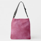Stijlvol Stormen wolkeneffect Bourgogne Blush Crossbody Tas (Achterkant)