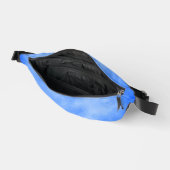 Stijlvol Stormen wolkeneffect in blauw Heuptasje (Open)