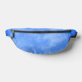 Stijlvol Stormen wolkeneffect in blauw Heuptasje (Liggend)