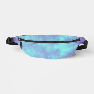 Stijlvol Stormen wolkeneffect in Paarse blauw Heuptasje