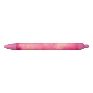 Stijlvol Stormen wolkeneffect in Roze Zwarte Inkt Pen