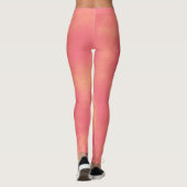 Stijlvol Stormen wolkeneffect Peach Leggings (Achterkant)