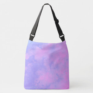 Stijlvol Stormen wolkeneffect roze & paarse Crossbody Tas