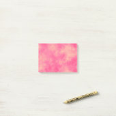 Stijlvol Stormen wolkeneffect roze Post-it® Notes (Op bureau)