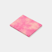 Stijlvol Stormen wolkeneffect roze Post-it® Notes (Schuin)