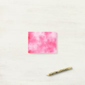 Stijlvol Stormen wolkeneffect roze Post-it® Notes (Op bureau)
