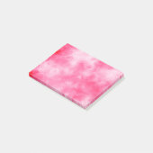 Stijlvol Stormen wolkeneffect roze Post-it® Notes (Schuin)