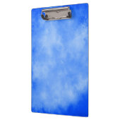 Stijlvol Stormen wolkeneffectpatroon Blue Frost Klembord (Links)