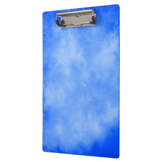 Stijlvol Stormen wolkeneffectpatroon Blue Frost Klembord (Links)
