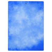 Stijlvol Stormen wolkeneffectpatroon Blue Frost Klembord (Achterkant)