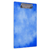 Stijlvol Stormen wolkeneffectpatroon Blue Frost Klembord (Rechts)
