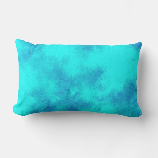 Stijlvol Stormen wolkeneffectpatroon Blue & Navy Kussen (Voorkant)