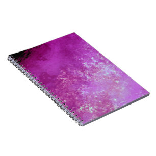 Stijlvol stormwolk effect patroon roze paars notitieboek
