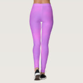 Stijlvol stormwolk effect Roze Leggings (Achterkant)