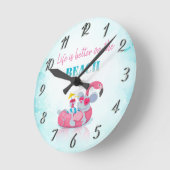 Stijlvol strand voor muis    ronde klok (Hoek)