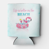 Stijlvol strand voor muizen blikjeskoeler (Voorkant)