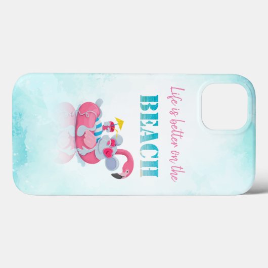Stijlvol strand voor muizen Case-Mate iPhone case (Achterkant (horizontaal))
