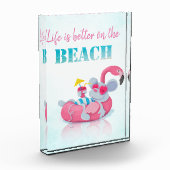 Stijlvol strand voor muizen fotoblokken (Links)