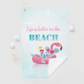 Stijlvol strand voor muizen golfhanddoek (Insitu)