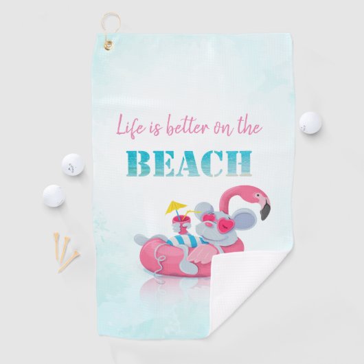 Stijlvol strand voor muizen golfhanddoek (Insitu)