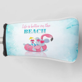 Stijlvol strand voor muizen golfheadcover