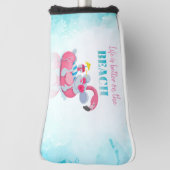 Stijlvol strand voor muizen golfheadcover (Draai 90)