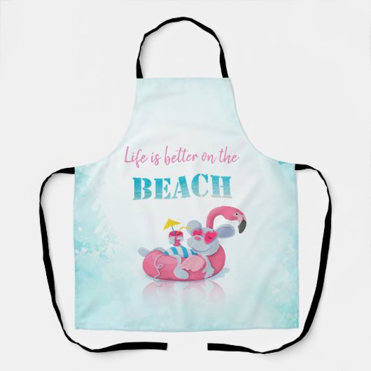 Stijlvol strand voor muizen schort (Voorkant)