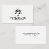 Stijlvol structuurpictogram visitekaartje (Voorkant / Achterkant)