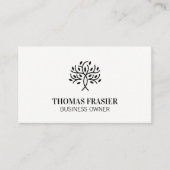 Stijlvol structuurpictogram visitekaartje (Voorkant)