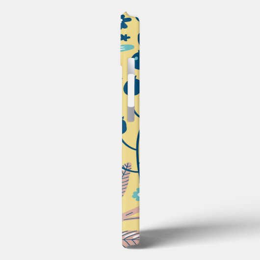 Stijlvol Surreal-olievlek blauw op beige Trendy Case-Mate iPhone Case (Achterkant / Links)