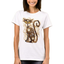 Stijlvol surrealistisch Steampunk Cat