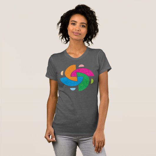 Stijlvol Swastika - India Art T-shirt (Voorkant volledig)