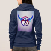 "Stijlvol T-shirt met capuchon voor dames (Achterkant)