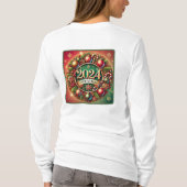 Stijlvol T-shirt met lange mouwen voor dames (Achterkant)