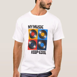Stijlvol T-shirt met muziekthema - Keep Cool Desig
