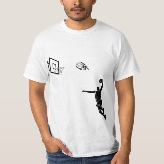Stijlvol t-shirt voor basketbalfans (Voorkant)