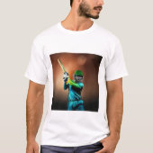 Stijlvol T-shirt voor cricketspeler (Voorkant)