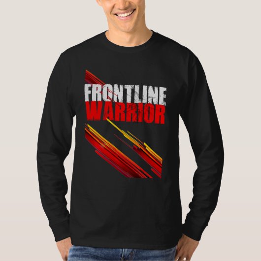 Stijlvol T-shirt voor frontline Warrior (Voorkant)