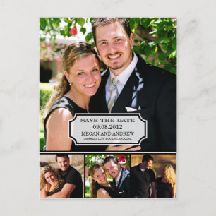 Stijlvol tabblad Save the date Briefkaart