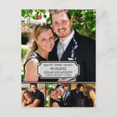 Stijlvol tabblad Save the date Briefkaart (Voorkant)