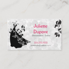 Stijlvol tapijtenmaker op maat visitekaartje