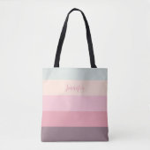 Stijlvol tapijtschelp met Trendy Fun Ice Cream-kle Tote Bag (Voorkant)