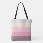 Stijlvol tapijtschelp met Trendy Fun Ice Cream-kle Tote Bag (Achterkant)