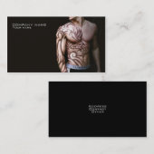 Stijlvol tattoo visitekaartje (Voorkant / Achterkant)