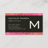 Stijlvol tegelpatroon / Weefsel Visitekaartje (Voorkant)