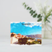 Stijlvol Tenerife Spanje Canarische Eilanden Briefkaart (Staand voorkant)