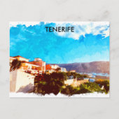 Stijlvol Tenerife Spanje Canarische Eilanden Briefkaart (Voorkant)