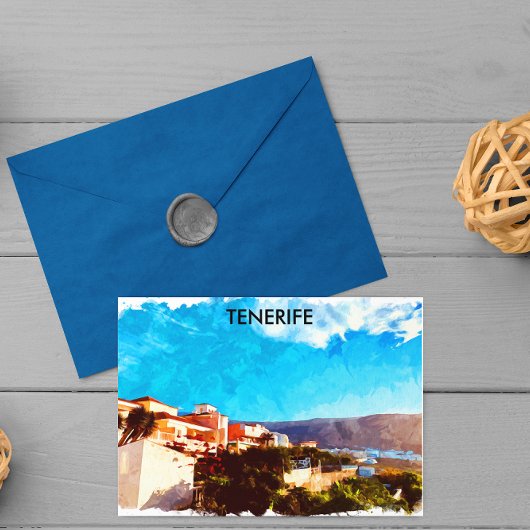 Stijlvol Tenerife Spanje Canarische Eilanden Briefkaart